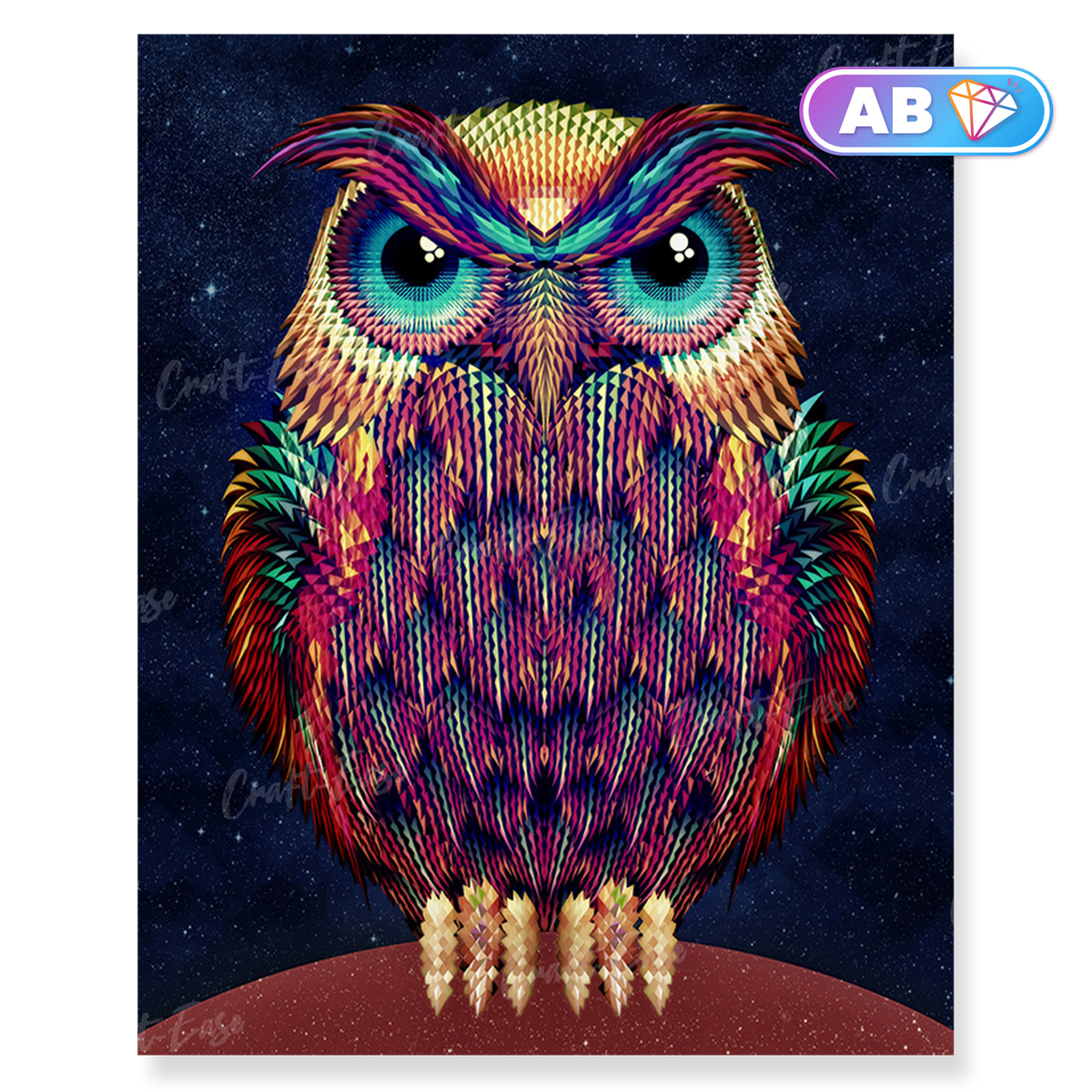 Owl - AB Customized Diamond Painting