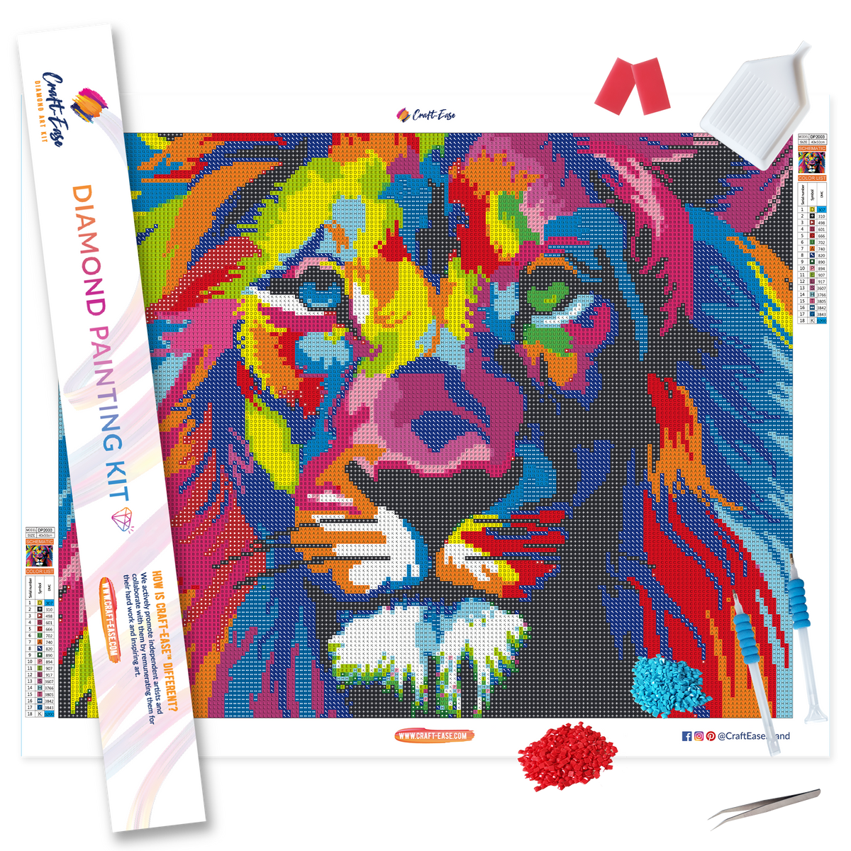  Diamond Painting Animals Lions Diamond Art Kits