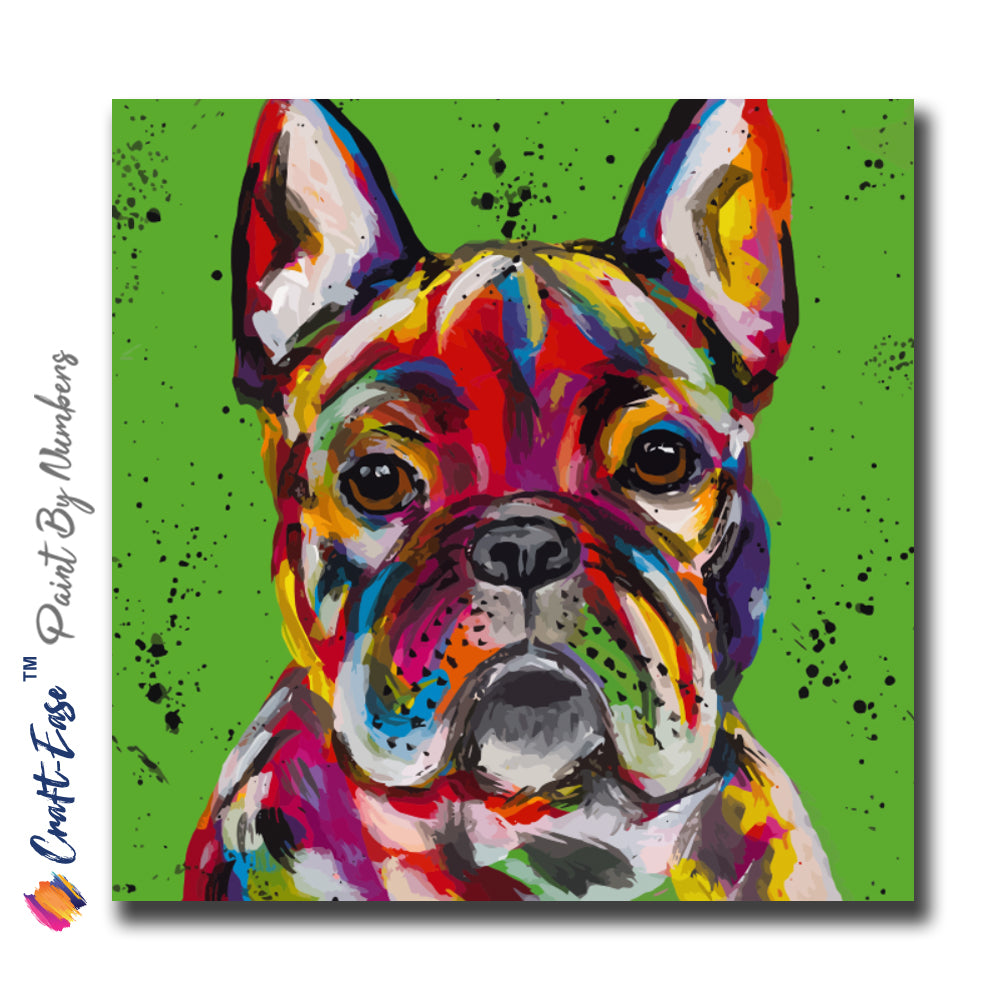 ZMHZMY Paint by Numbers for Kids Ages 8-12 Girls French Bulldog DIY Oil  Painting Kit Christmas Wall Decor Gift Kits, 40x50cm Frameless