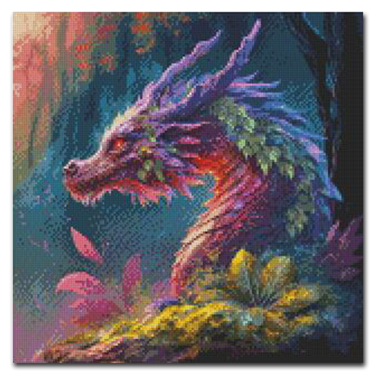 Crystal Dragon Diamond Painting Kit with Free Shipping – 5D