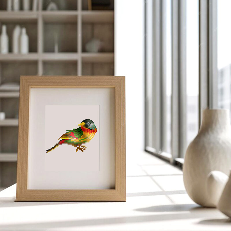 Colorful Birds - Mini Diamond Painting (Set of 12)