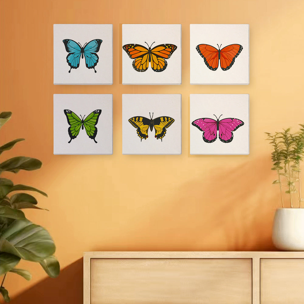 Butterfly Series - Mini Paint By Numbers (Set of 6)