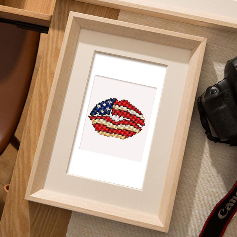 America - Mini Diamond Painting (Set of 12)