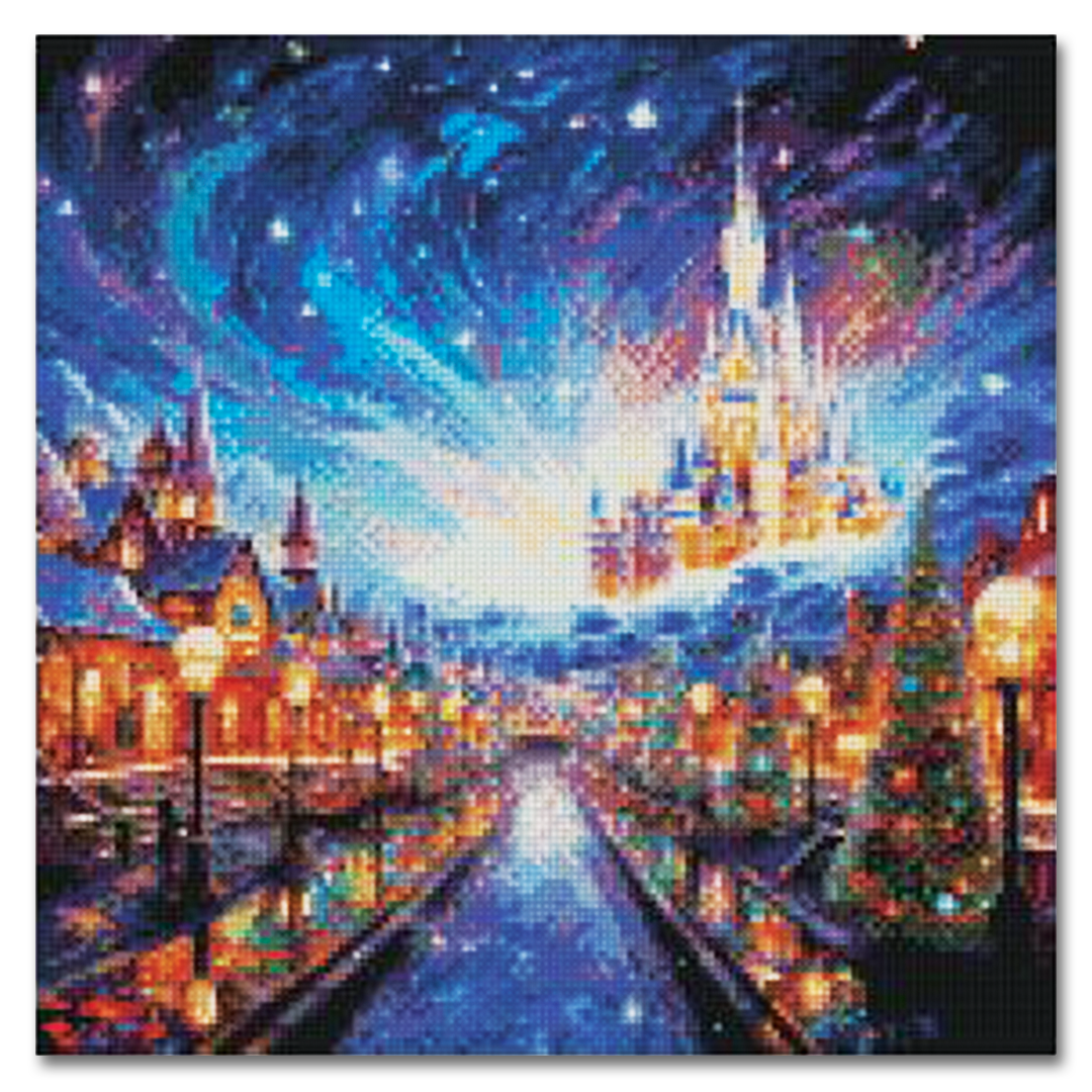 "Castle in the Sky" Diamond Painting Kit Craft-Ease™ (Multiple sizes)