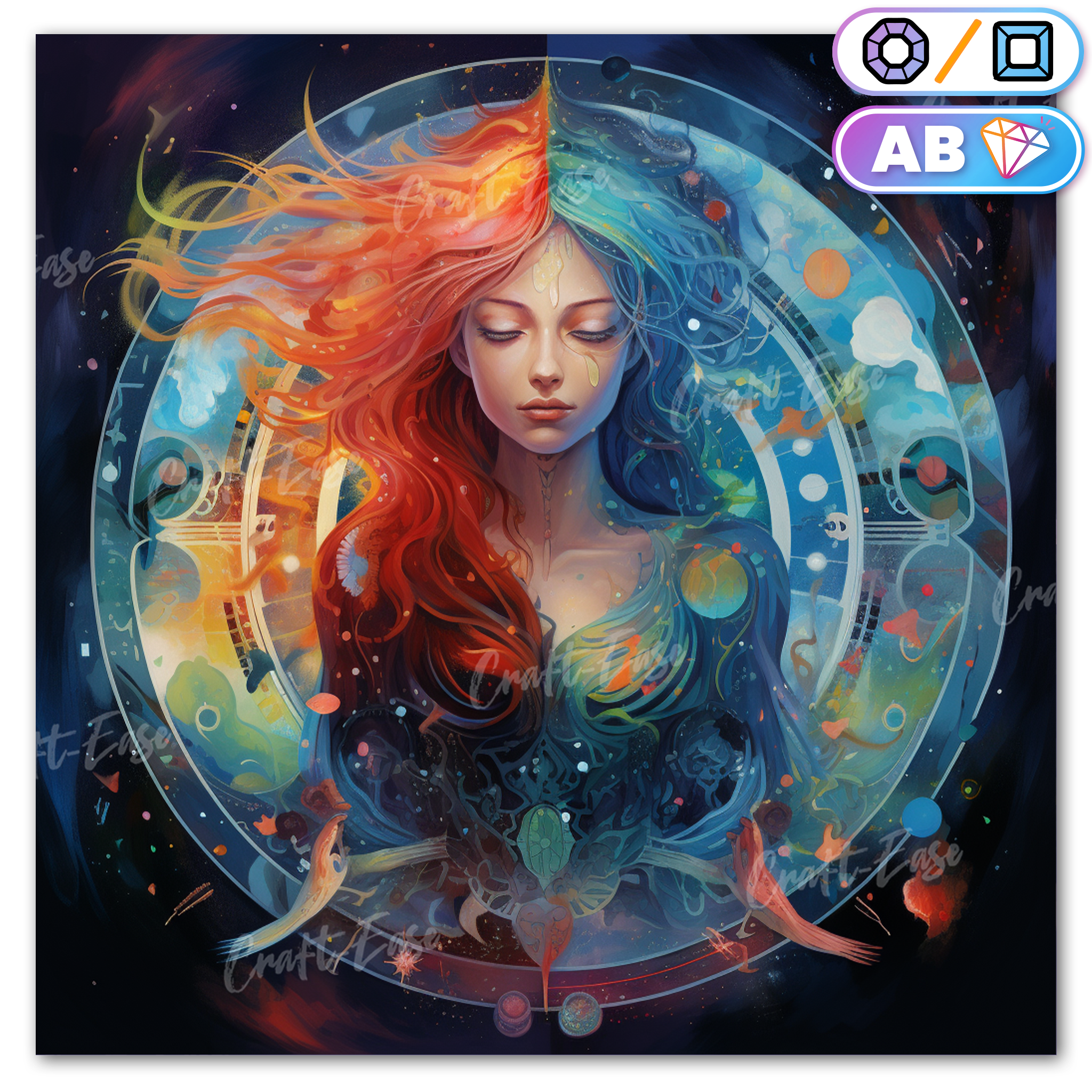 Gemini - Diamond Painting Kit