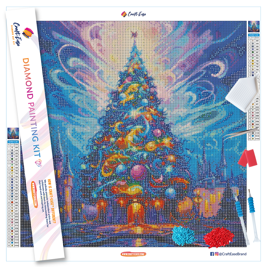 "Joy of Christmas" Diamond Painting Kit Craft-Ease™ (Multiple sizes)