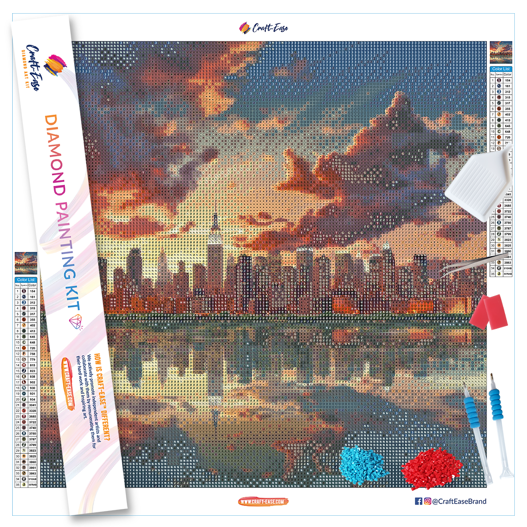 "New York" Diamond Painting Kit Craft-Ease™ (Multiple sizes)