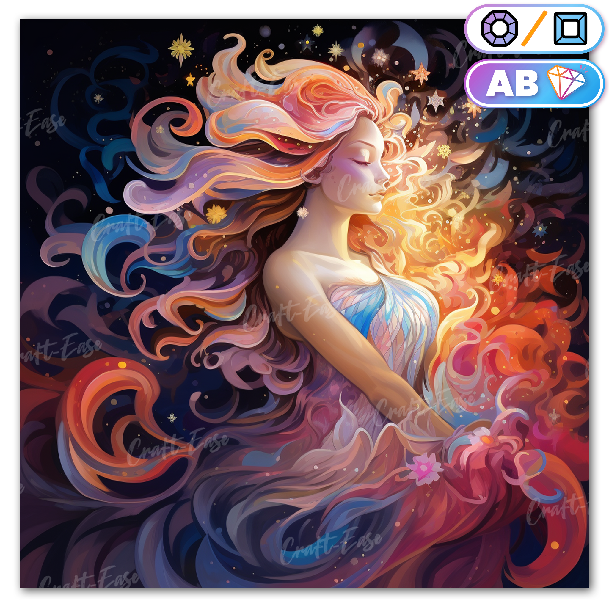 Virgo - Diamond Painting Kit