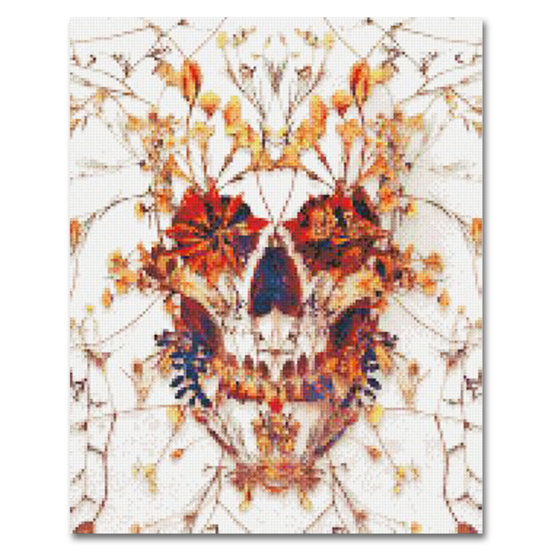 "Delicate Skull" Diamond Painting Kit Craft-Ease™ (Multiple sizes)