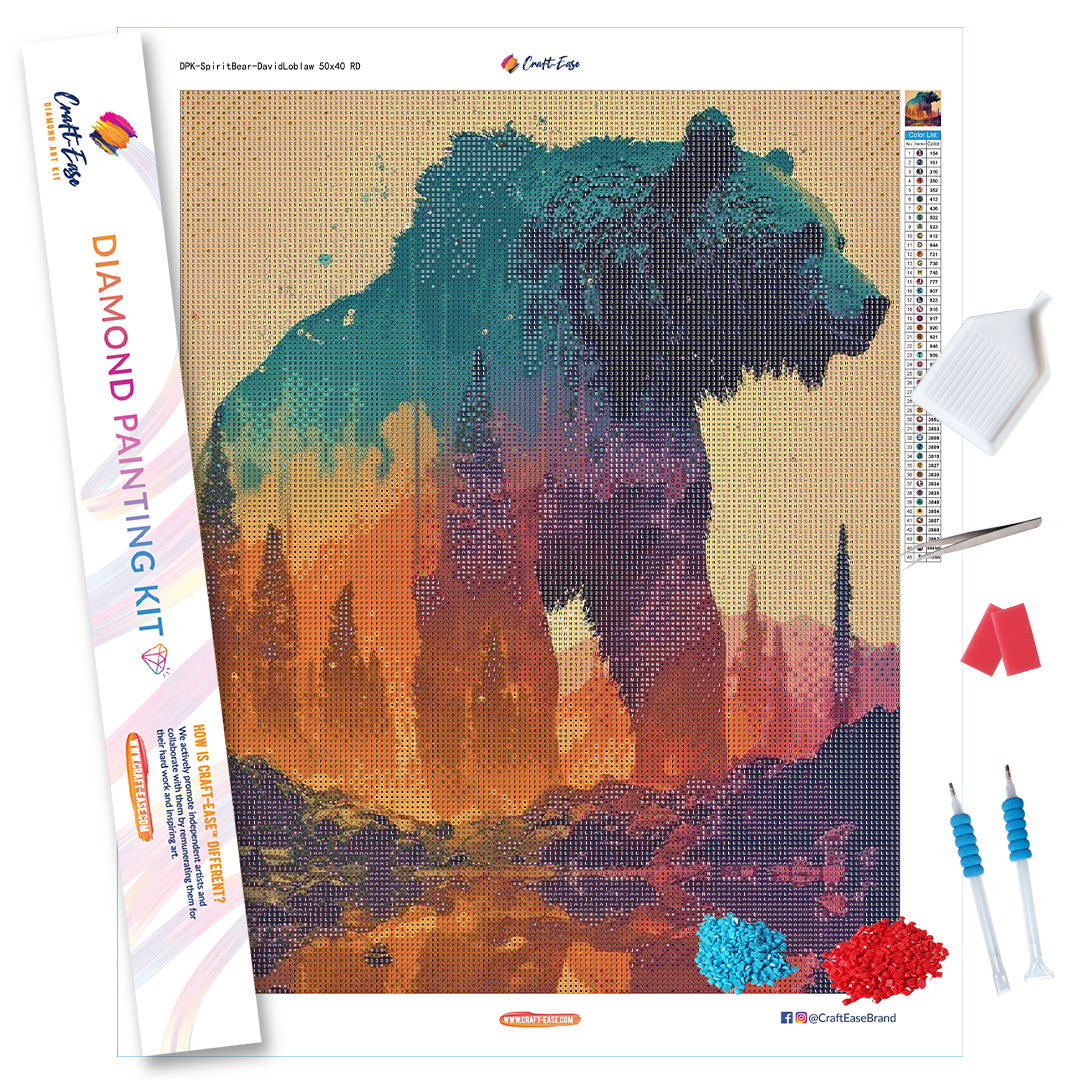 Spirit Bear - Diamond Painting Kit