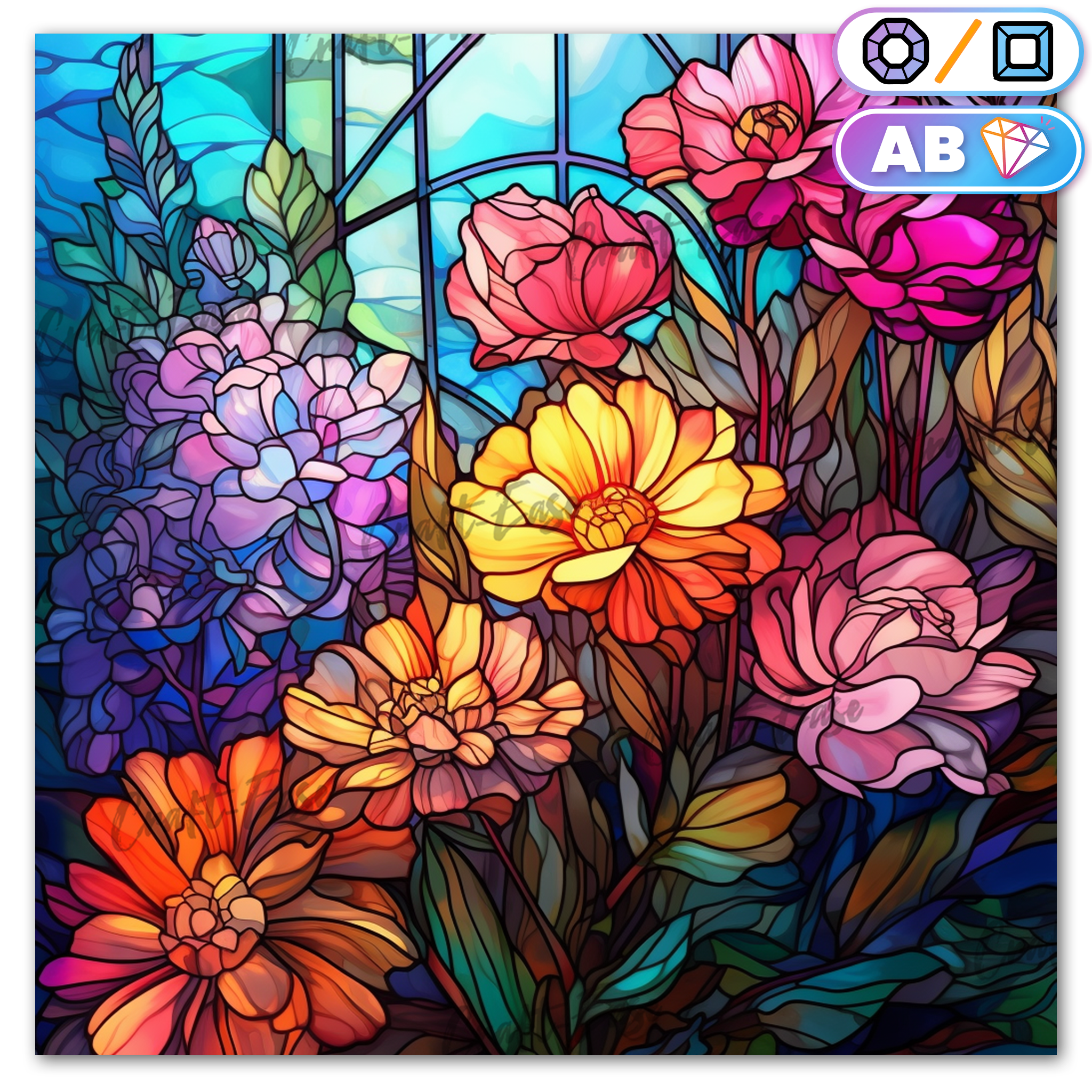 "Blooming" Diamond Painting Kit Craft-Ease™ (Multiple sizes)