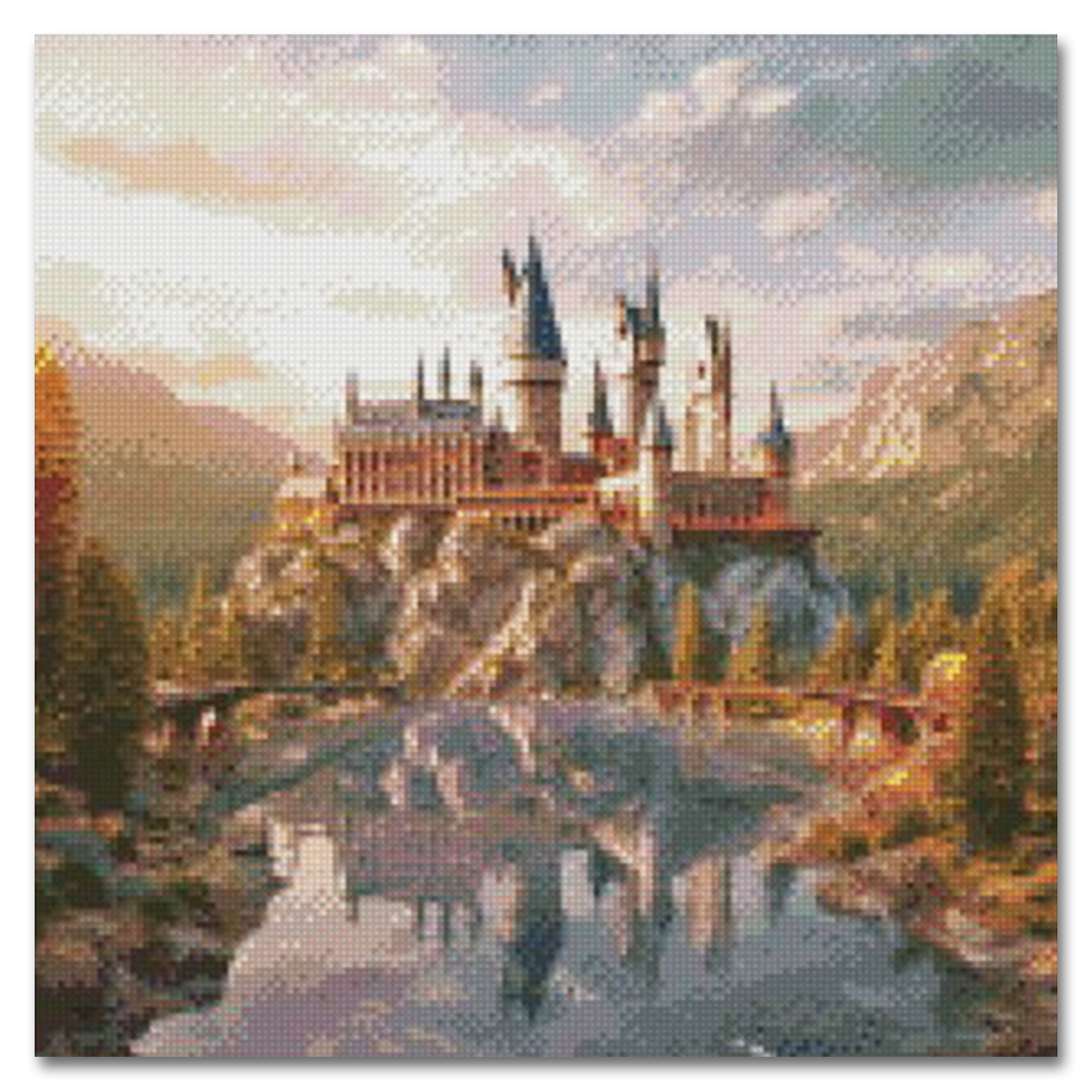 "Castle on the Hill" Diamond Painting Kit Craft-Ease™ (Multiple sizes)