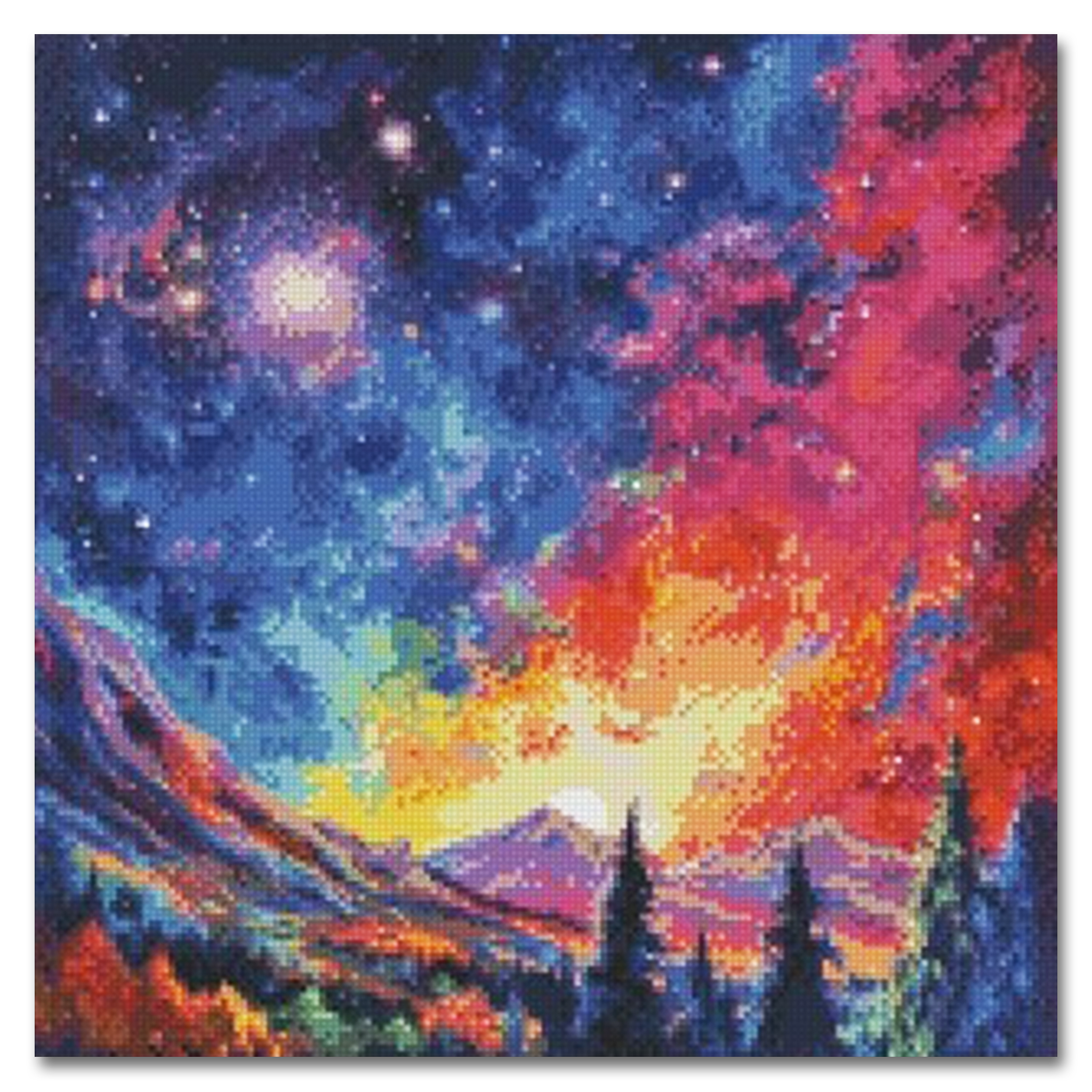 "Radiant Galaxy" Diamond Painting Kit Craft-Ease™ (Multiple sizes)