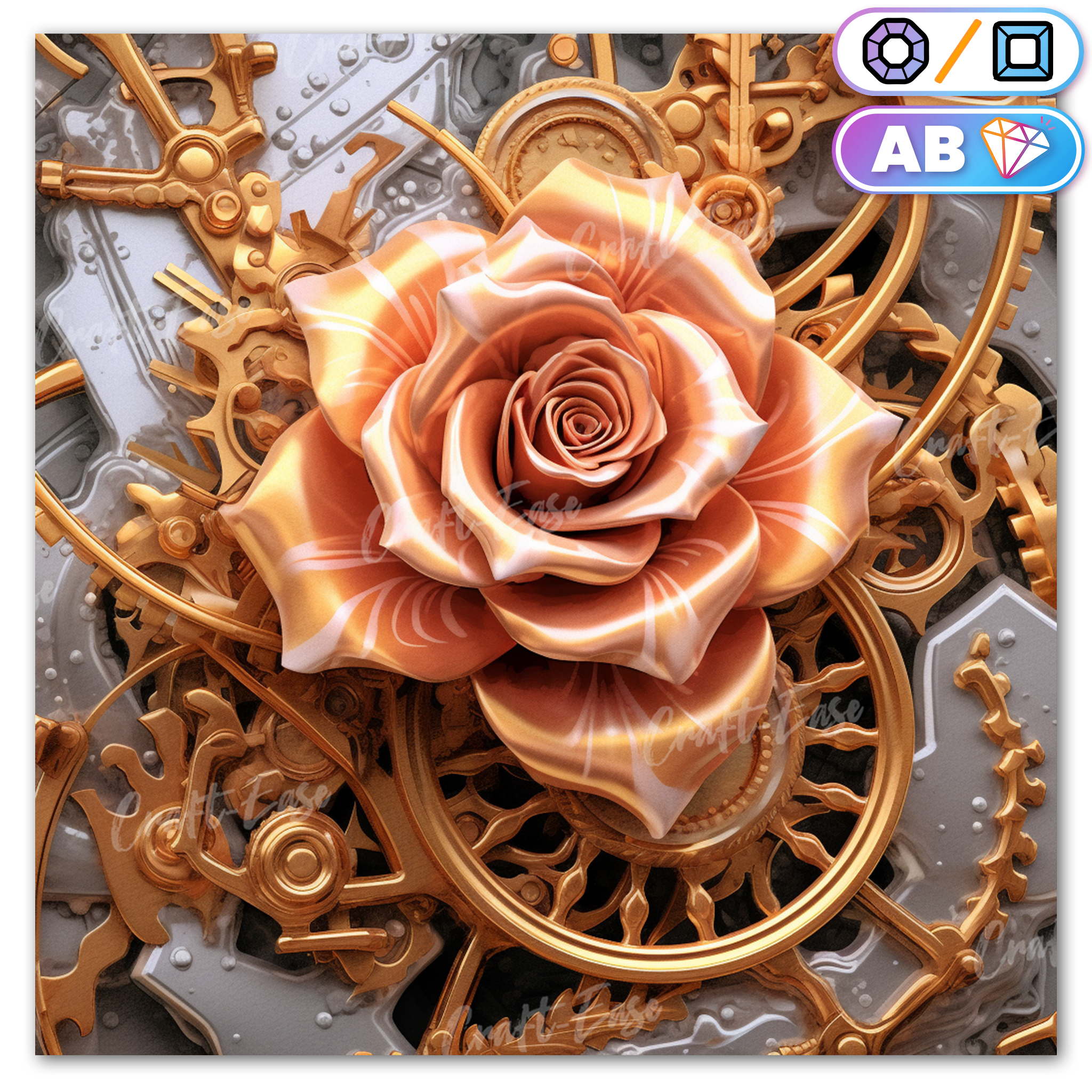 Rose Gold - Diamond Painting Kit