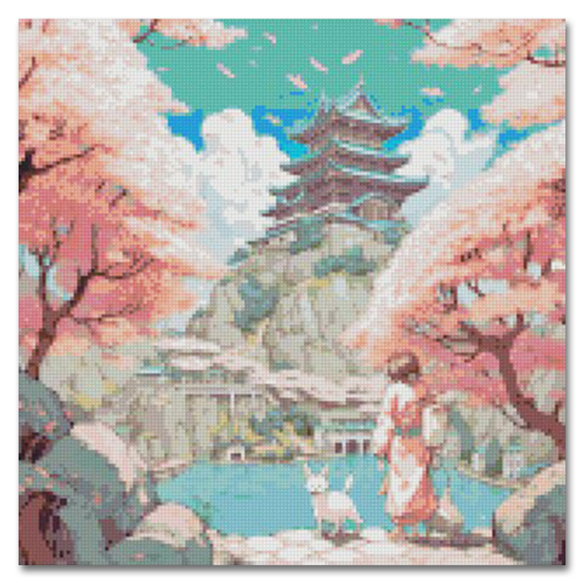 "Japanese Castle" Diamond Painting Kit Craft-Ease™ (Multiple sizes)