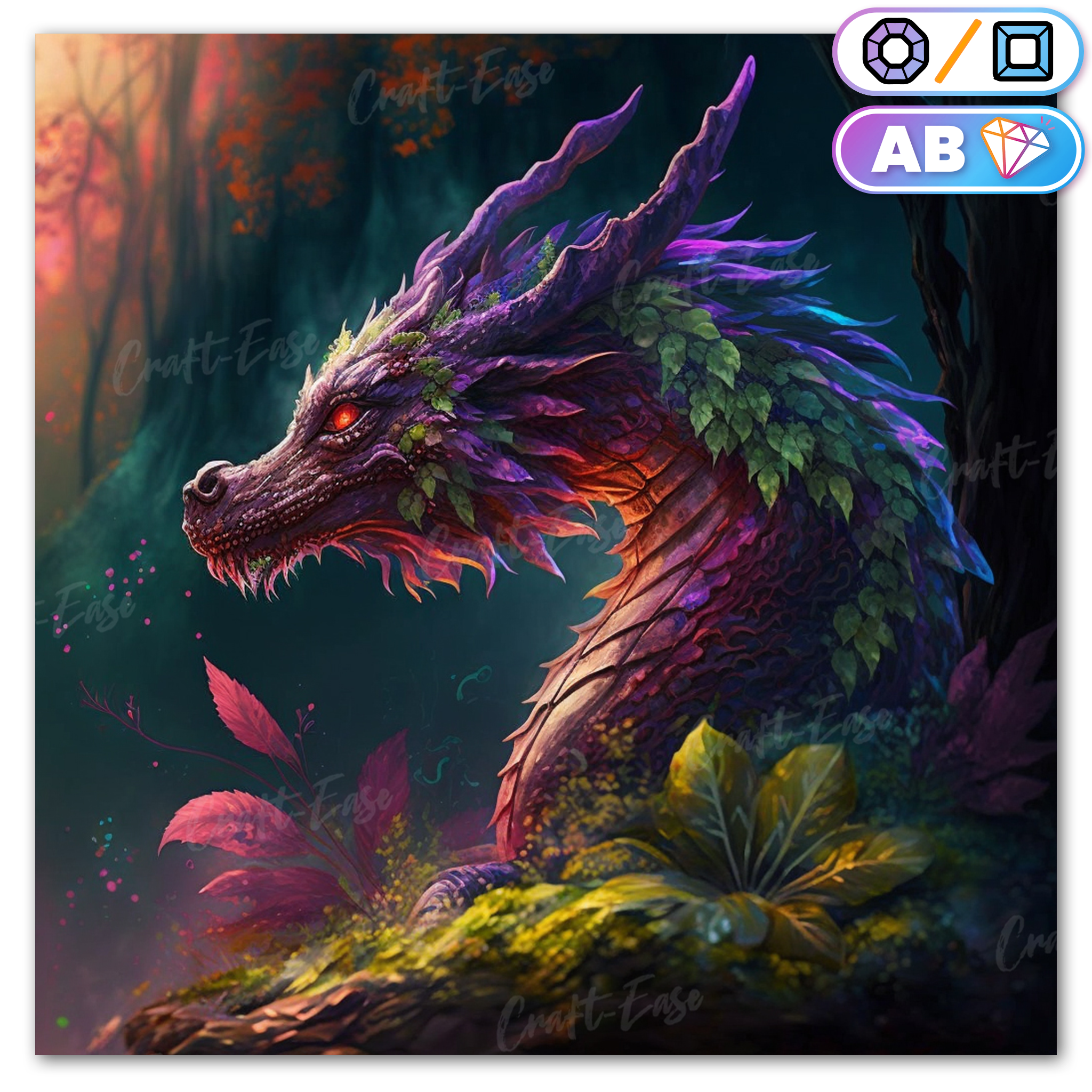 Dragon - Diamond Painting Kit