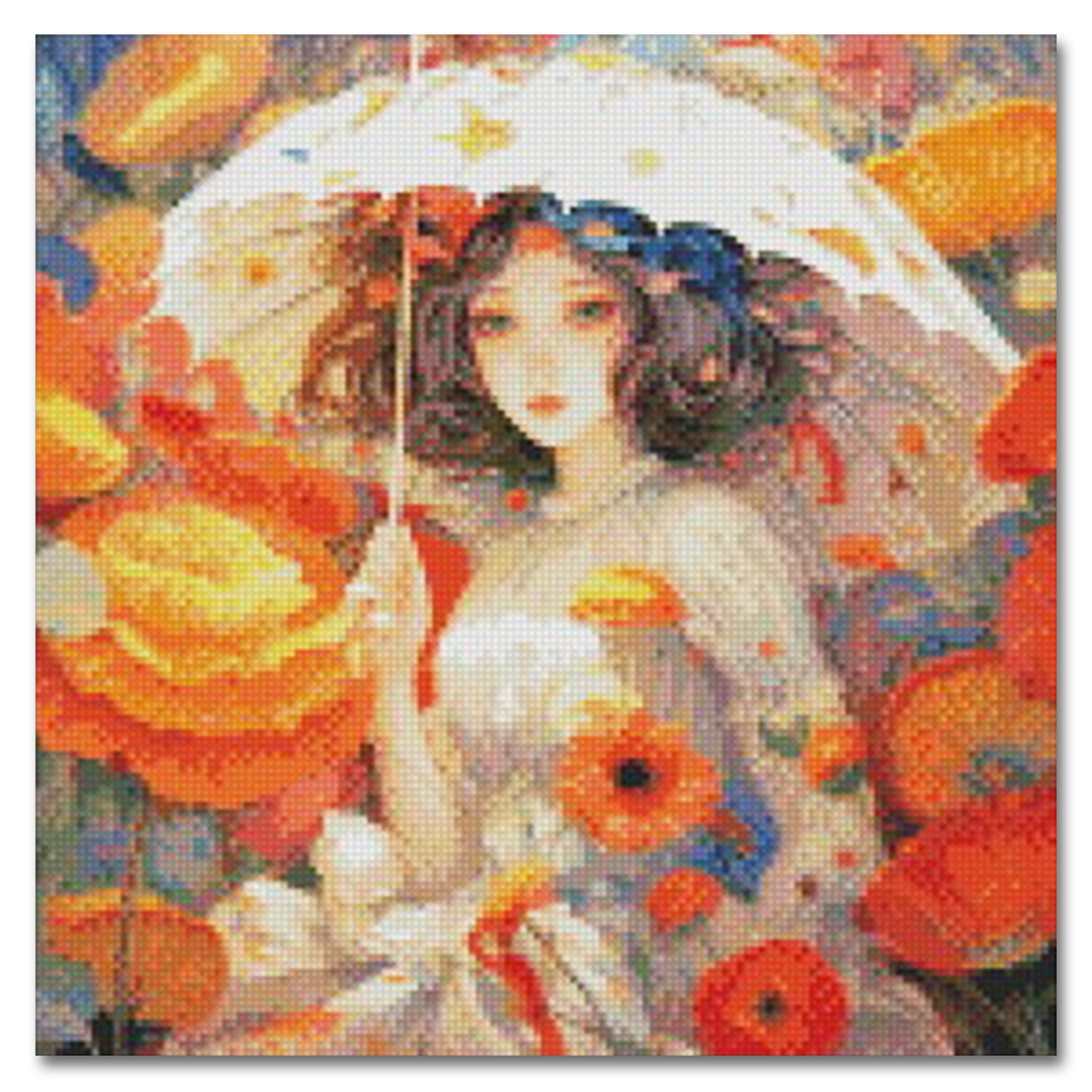 "Girl with the Umbrella" Diamond Painting Kit Craft-Ease™ (Multiple sizes)