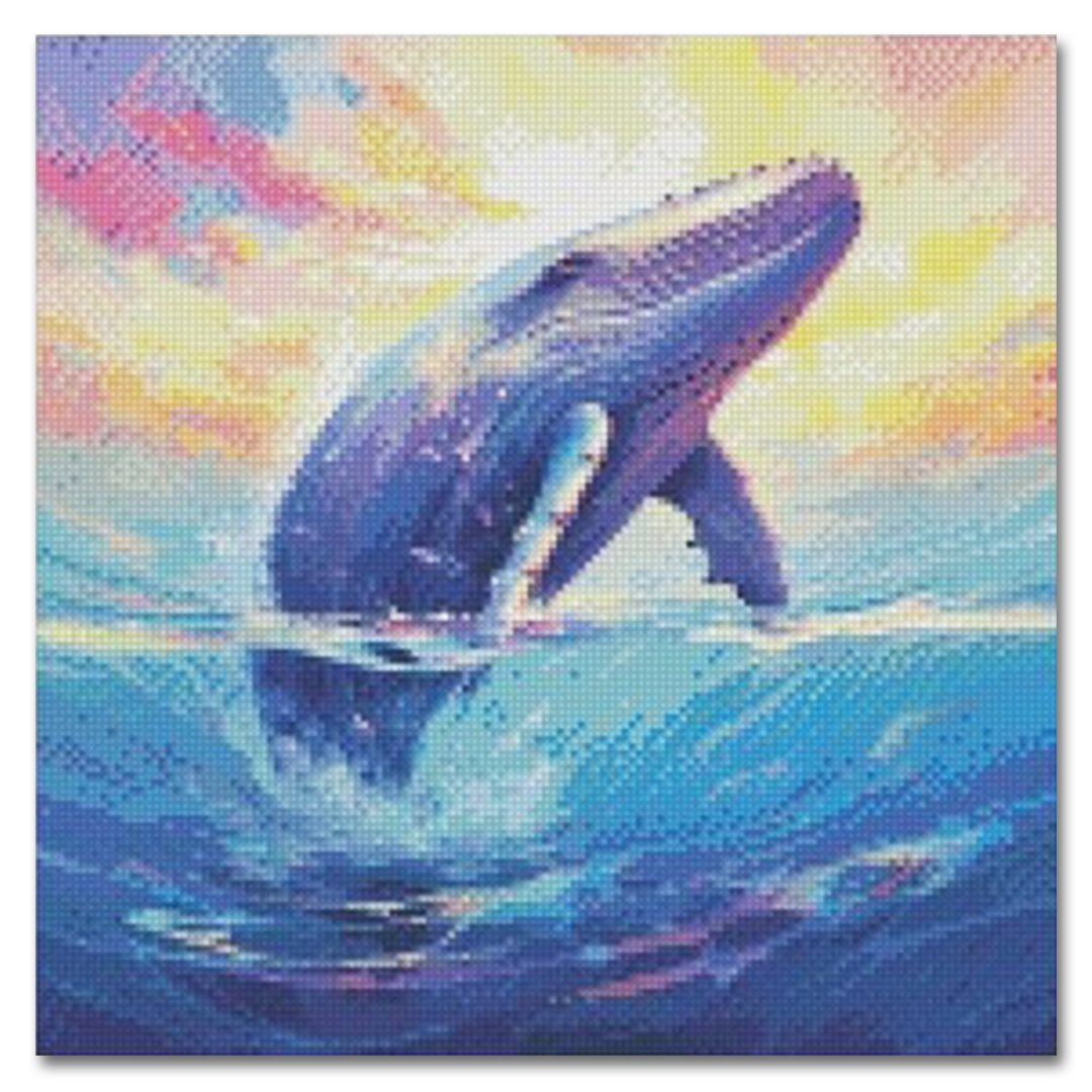 "Humpback Whale" Diamond Painting Kit Craft-Ease™ (Multiple sizes)