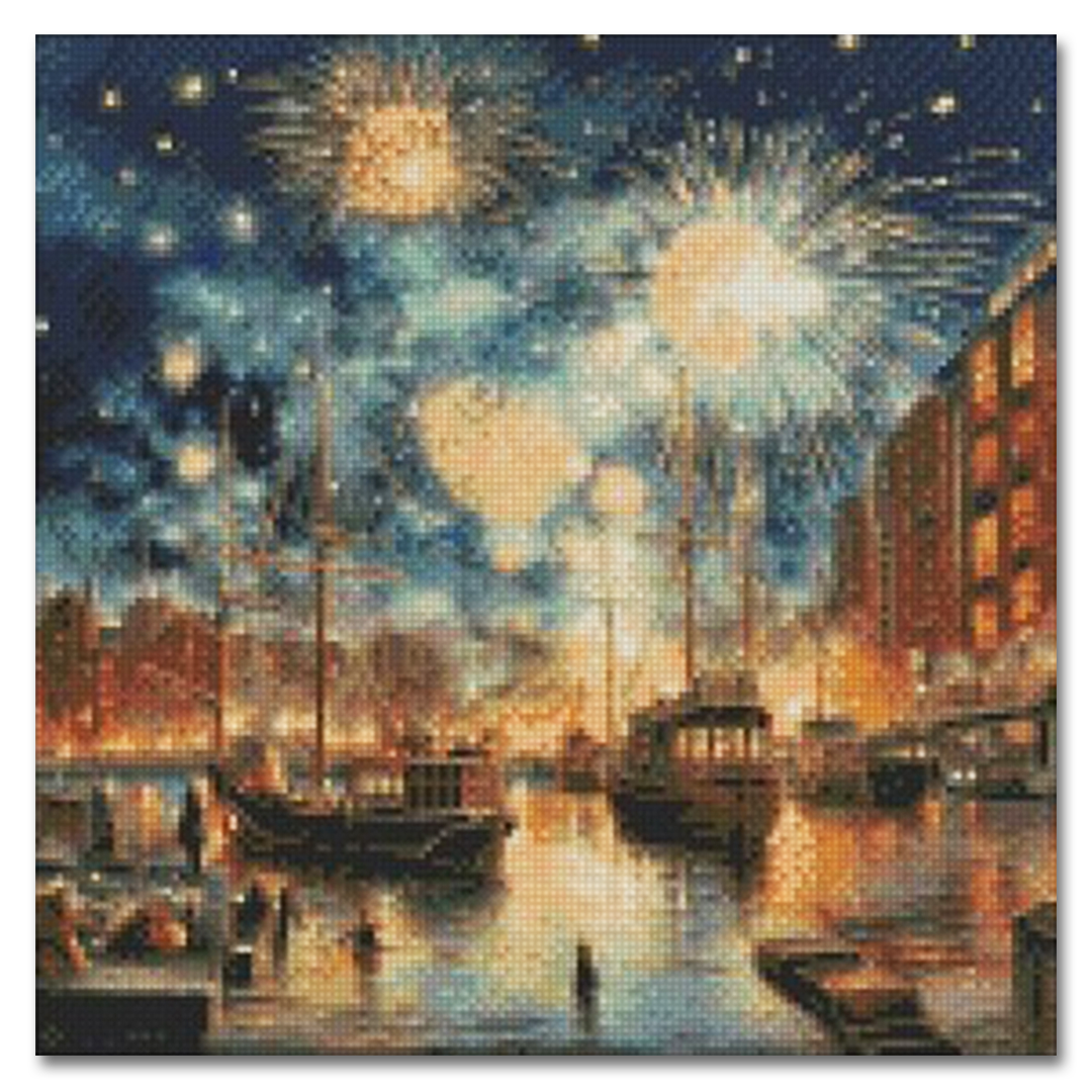 "New Year Celebration" Diamond Painting Kit Craft-Ease™ (Multiple sizes)