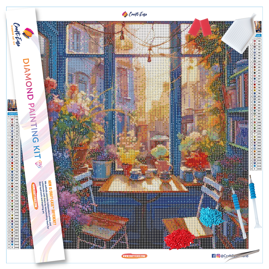 "The Florist" Diamond Painting Kit Craft-Ease™ (Multiple sizes)