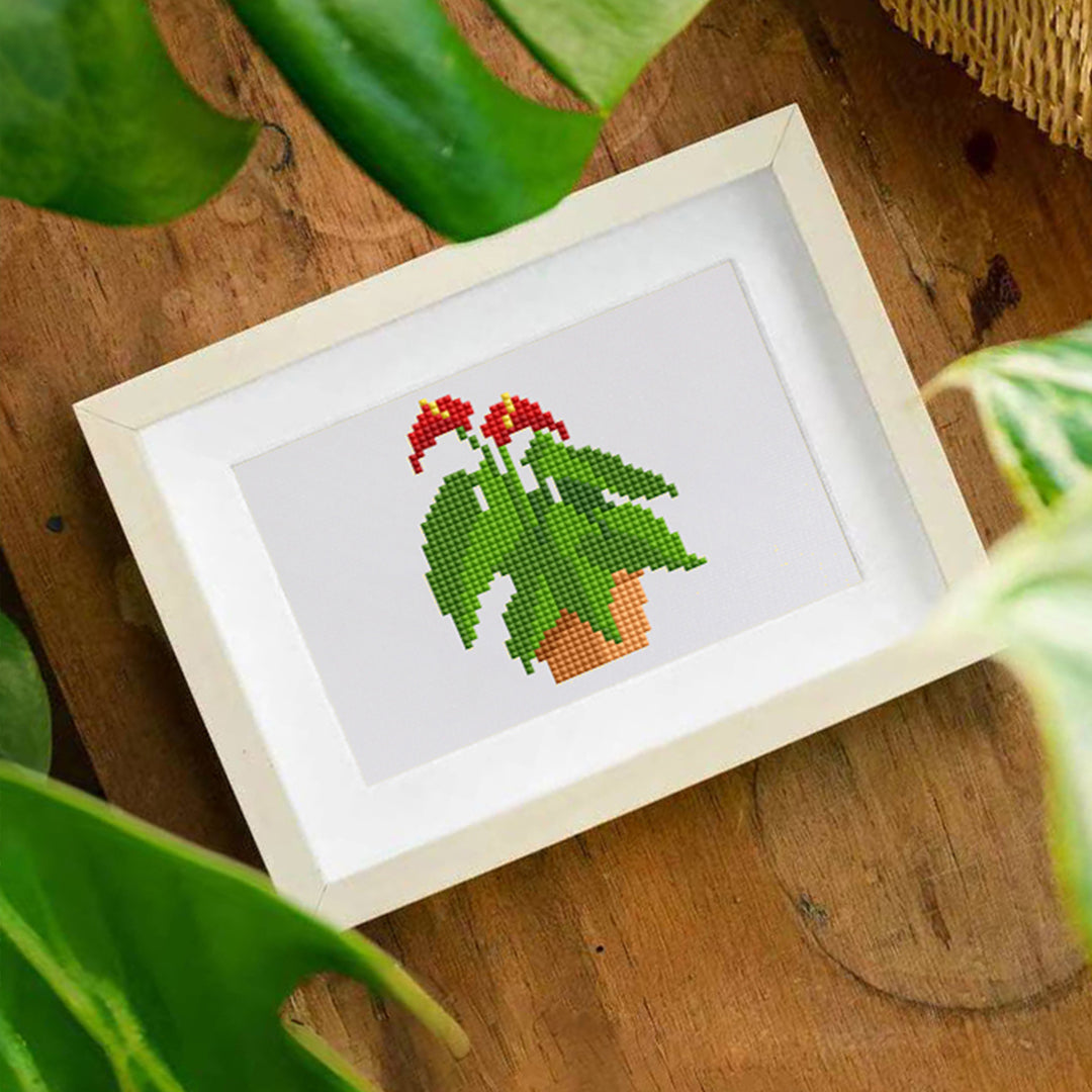 Plants - Mini Diamond Painting (Set of 12)