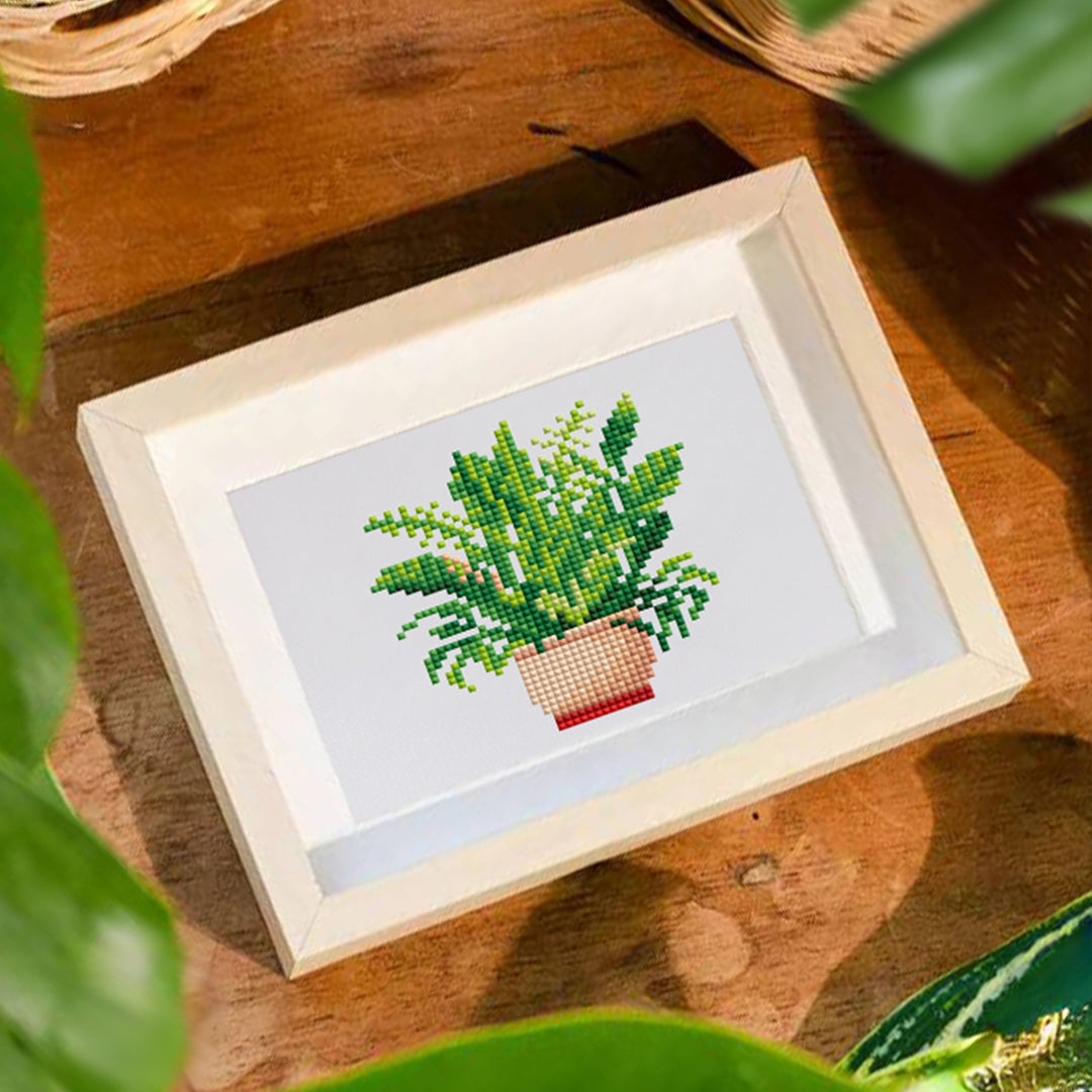 Plants - Mini Diamond Painting (Set of 12)