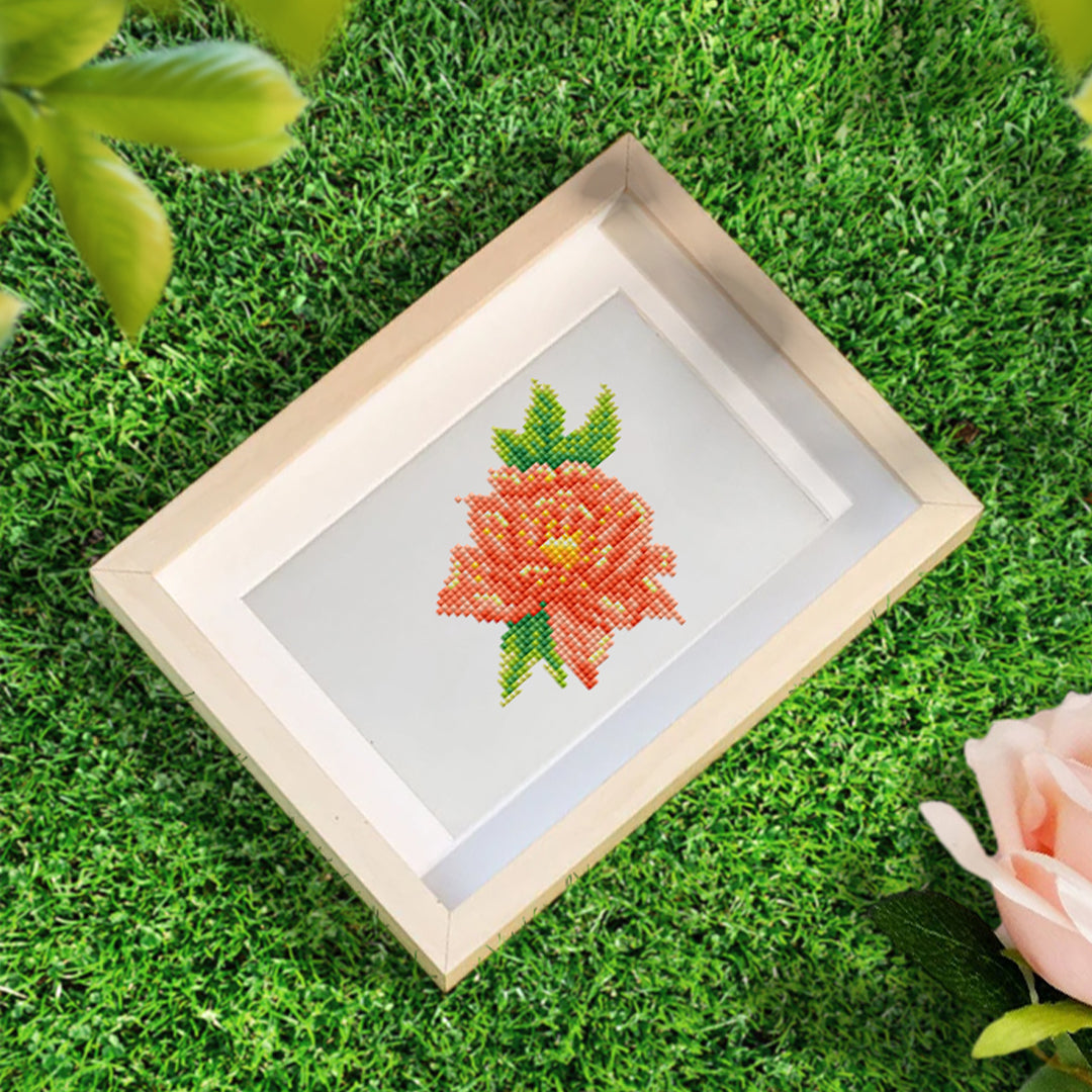 Blooming Flowers - Mini Diamond Painting (Set of 12)