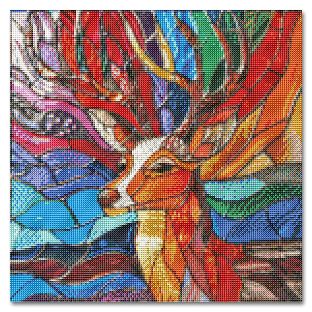 Colorful Deer - Diamond Painting Kit