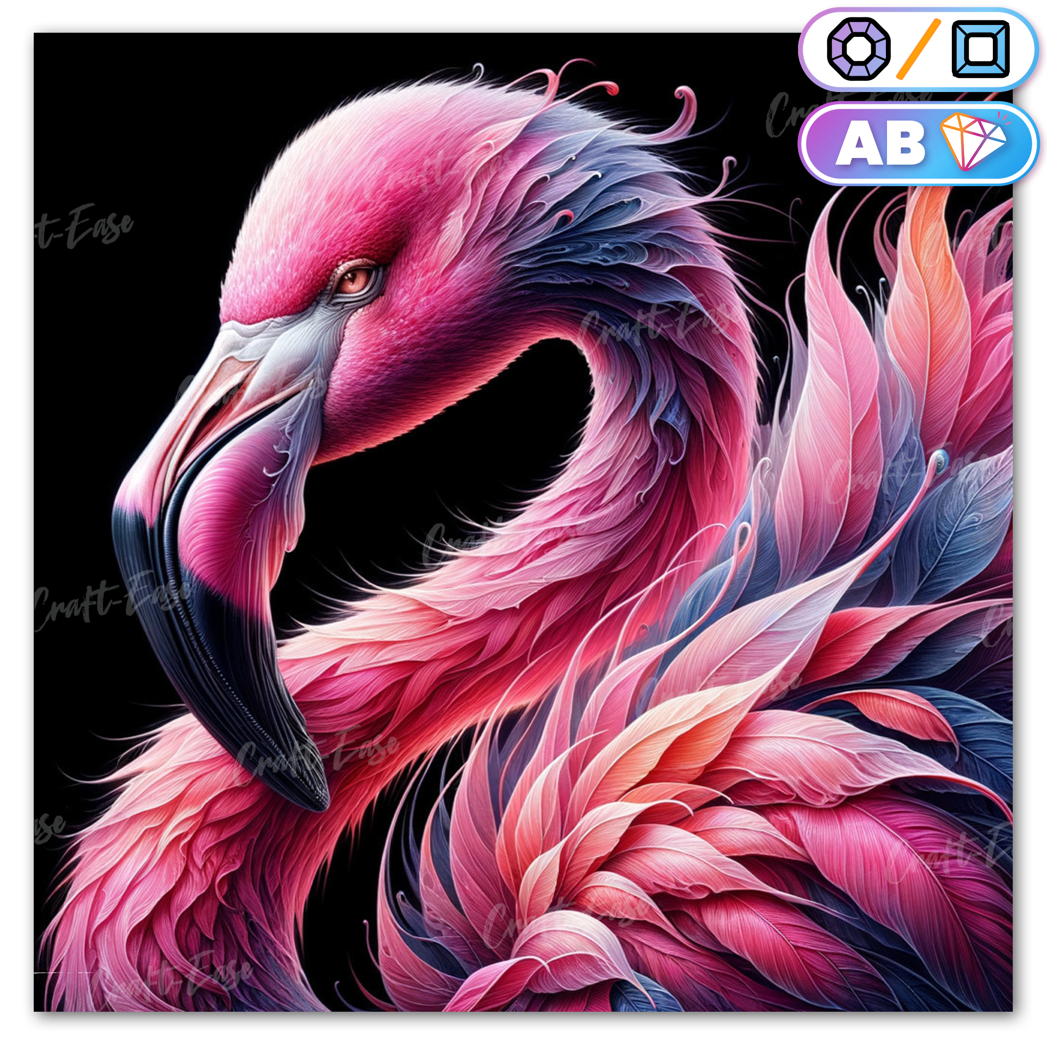 Flamingo - Diamond Painting Kit