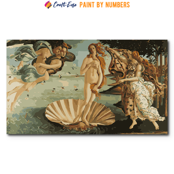 Lady Venus Paint by Numbers - The Birth of Venus - Sandro