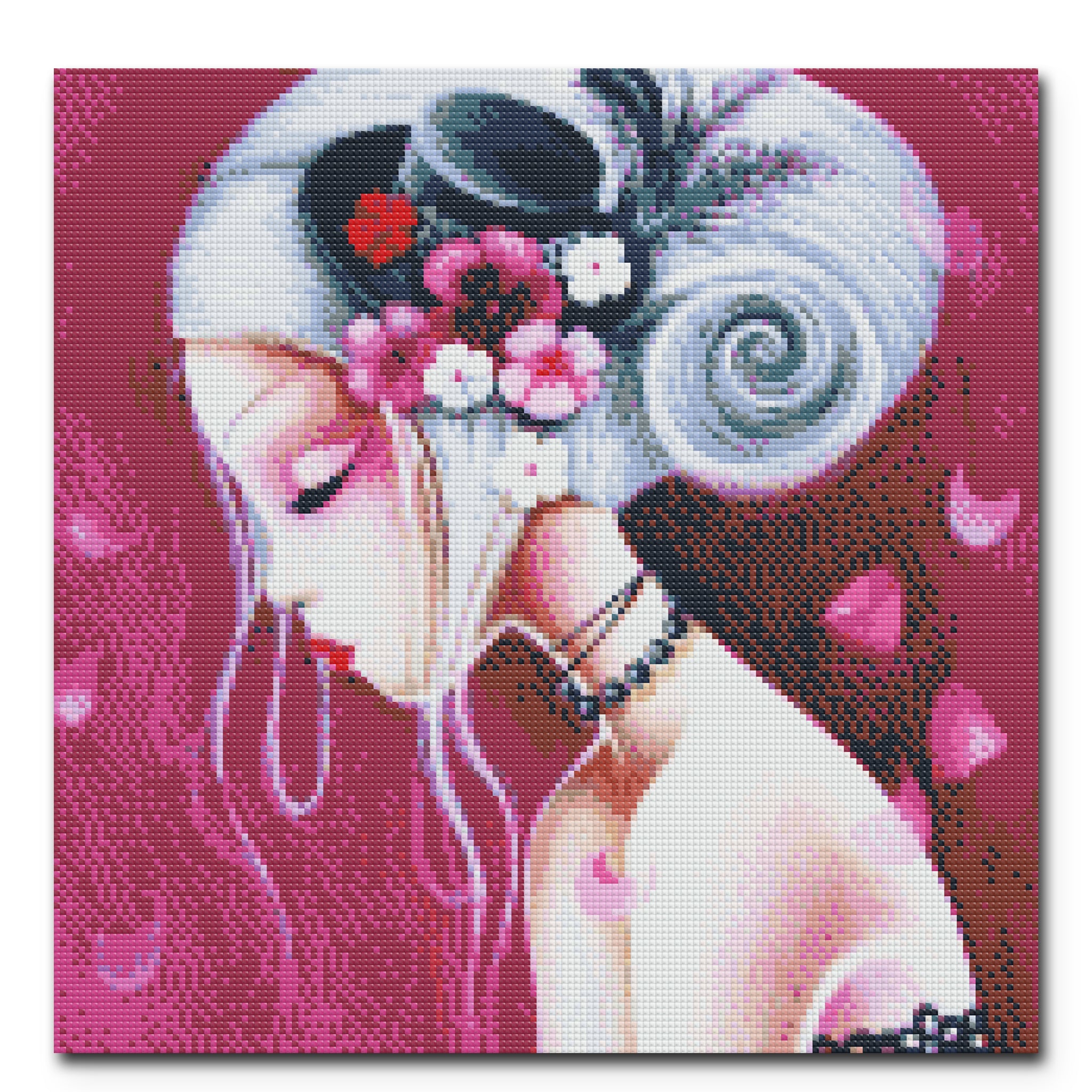 "The Flowered Hat" Craft-Ease™ Diamond Painting Kit - Exclusive Series (40 x 40 cm)