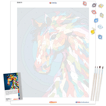 Horse Paint By Number – Lindsay Letters®