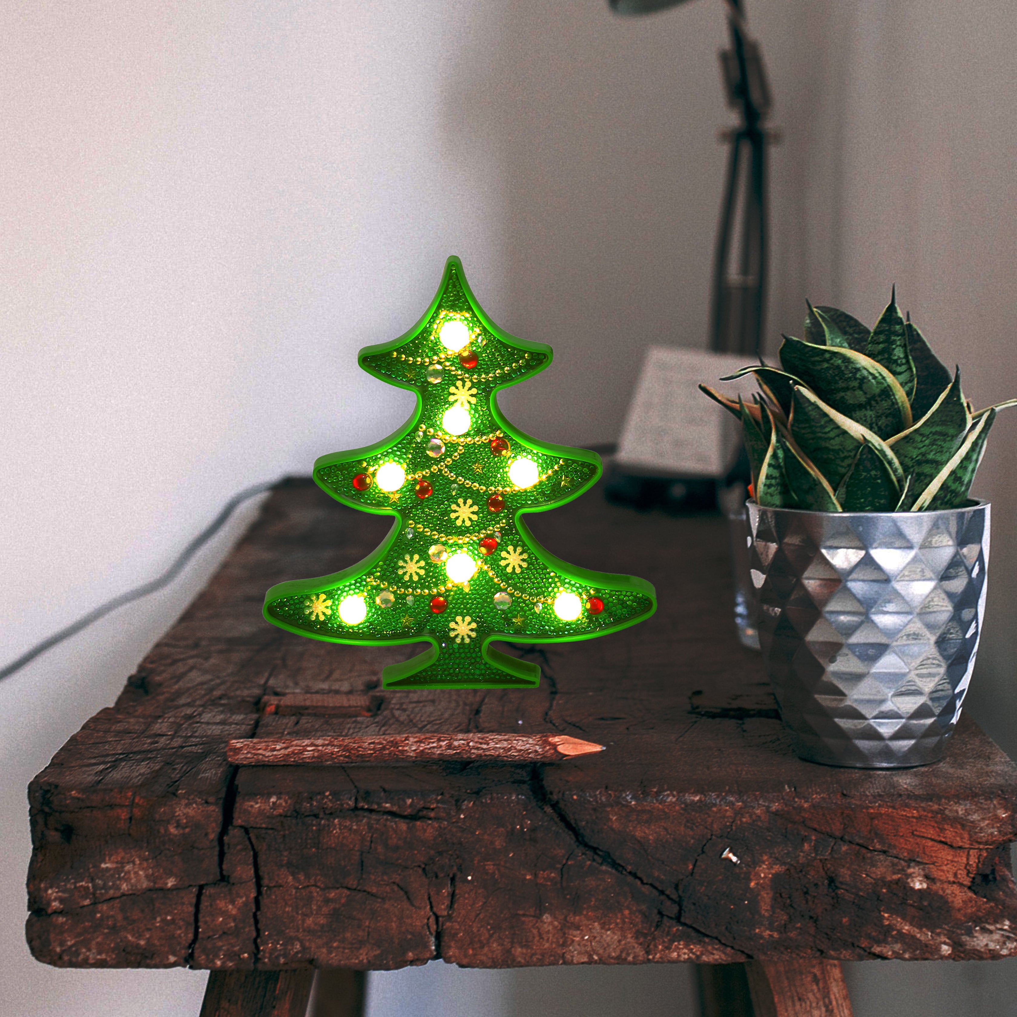 DIY Diamond Christmas Lamp Kit