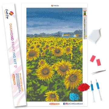 Flower Field Diamond Painting Kits - 