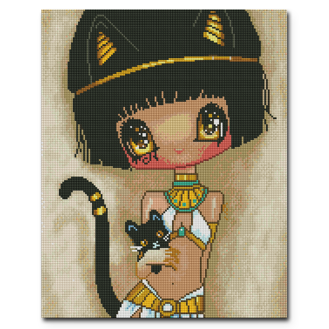 Bastet - Kit de pintura diamante