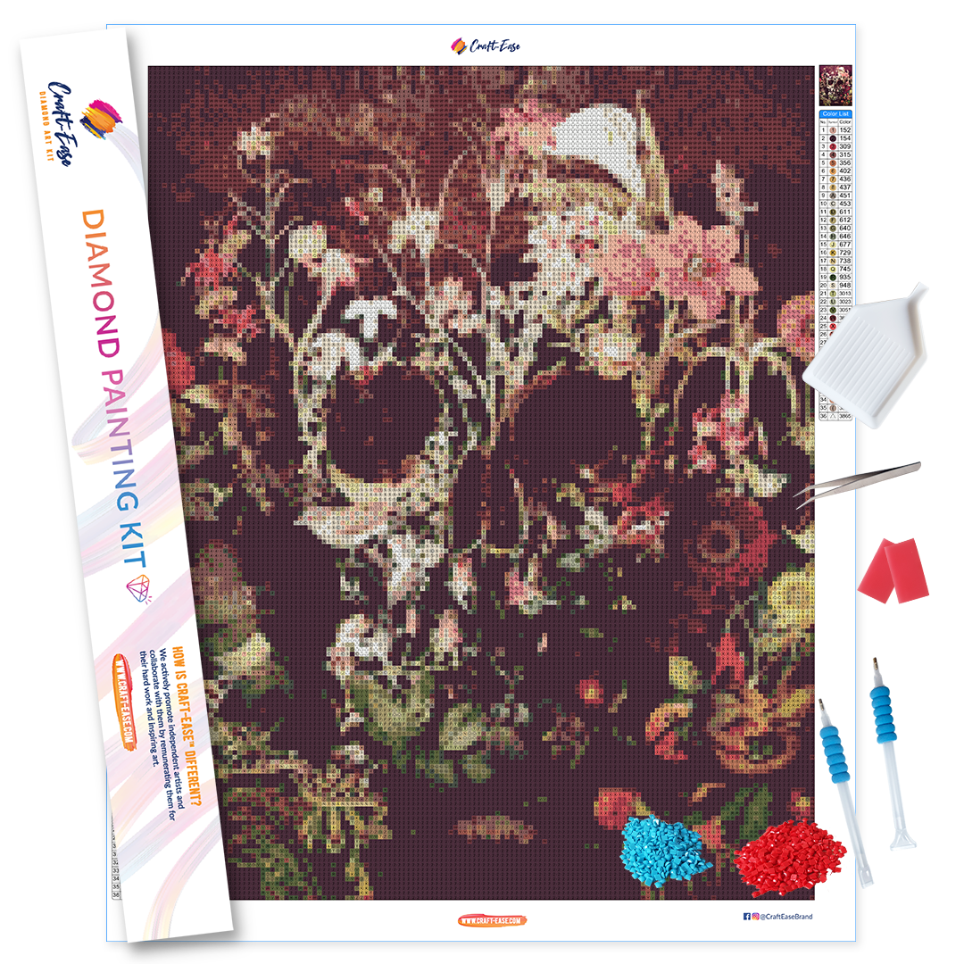 Dark Bloom - Diamond Painting Kit